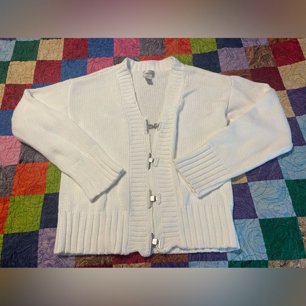 Chico's Open-Front Cardigan Sweater
